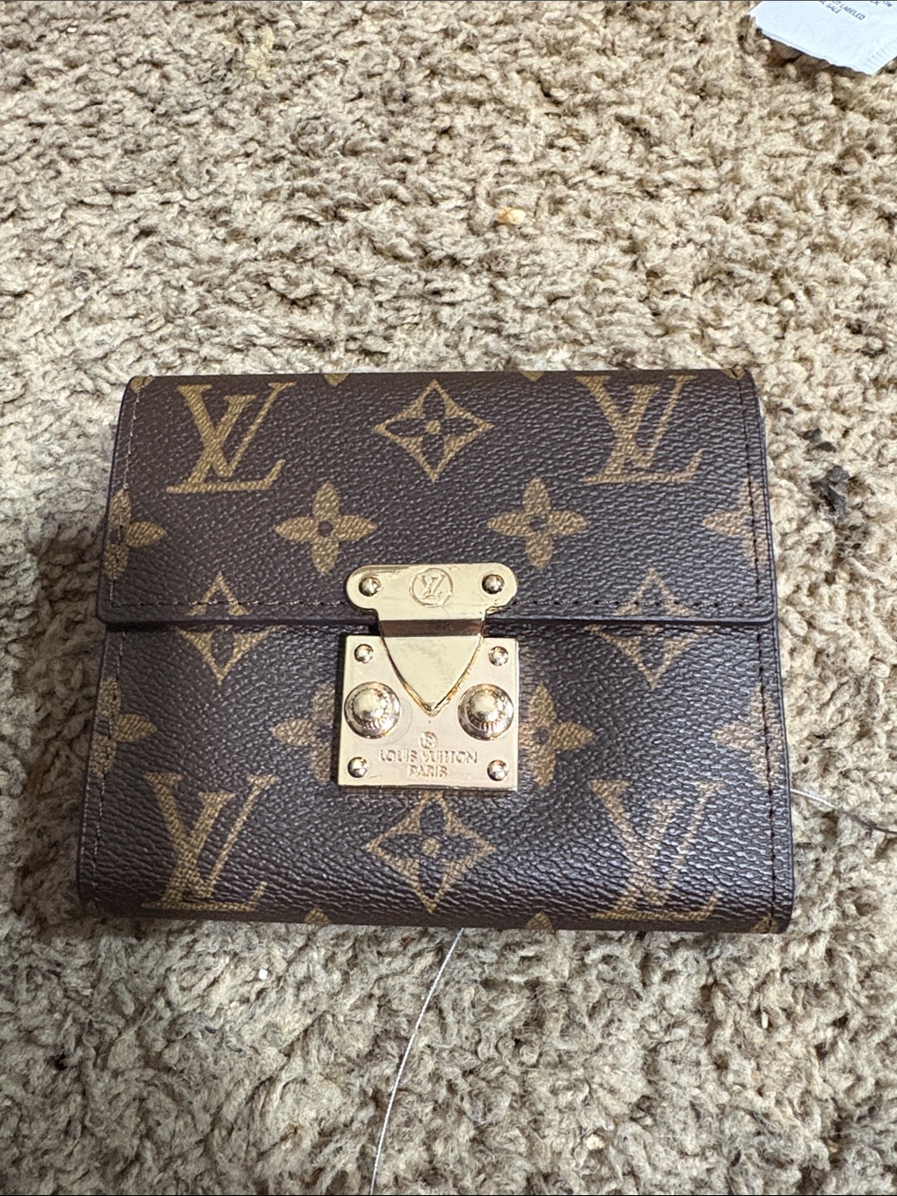 Louis Vuitton Monogram Canvas Small Wallet in Brown and Gold - Picture 5 of 7